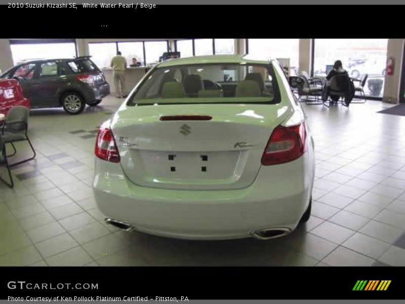 White Water Pearl / Beige 2010 Suzuki Kizashi SE