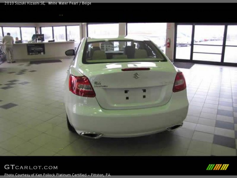 White Water Pearl / Beige 2010 Suzuki Kizashi SE