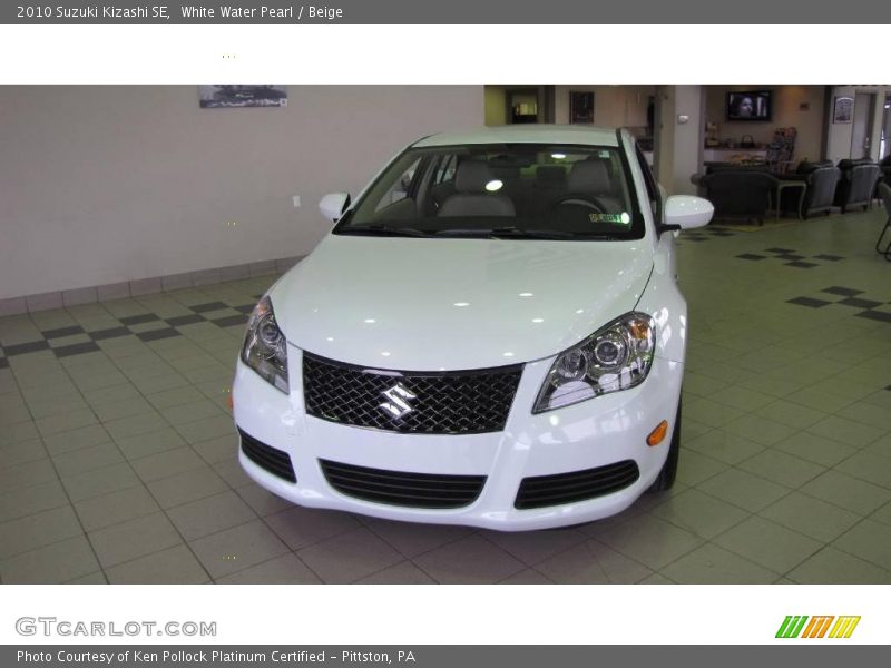 White Water Pearl / Beige 2010 Suzuki Kizashi SE