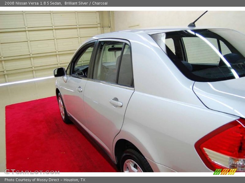 Brilliant Silver / Charcoal 2008 Nissan Versa 1.8 S Sedan