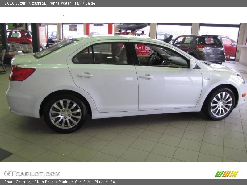 White Water Pearl / Beige 2010 Suzuki Kizashi SE