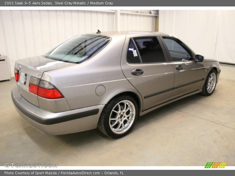 Steel Gray Metallic / Medium Gray 2001 Saab 9-5 Aero Sedan