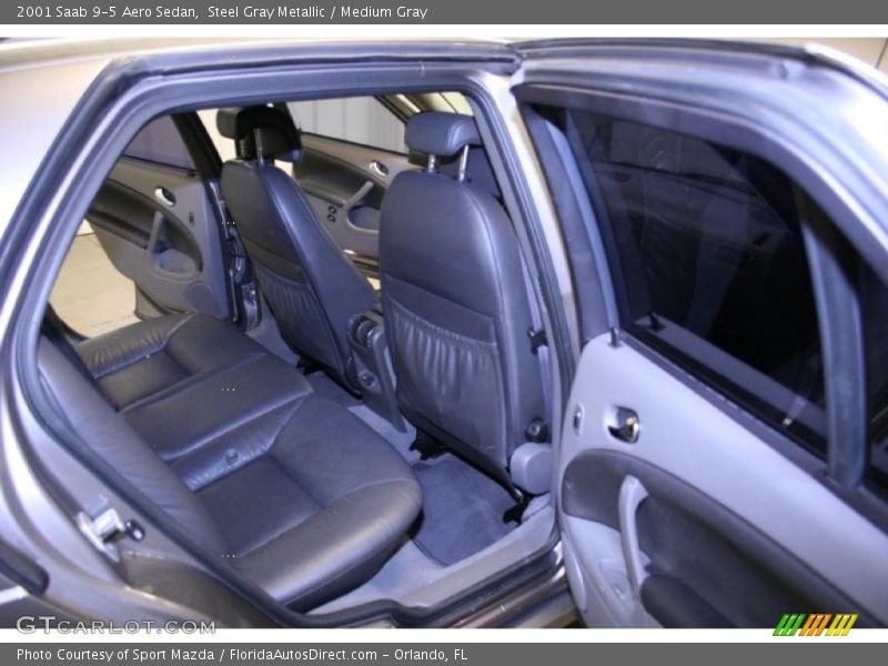 Steel Gray Metallic / Medium Gray 2001 Saab 9-5 Aero Sedan