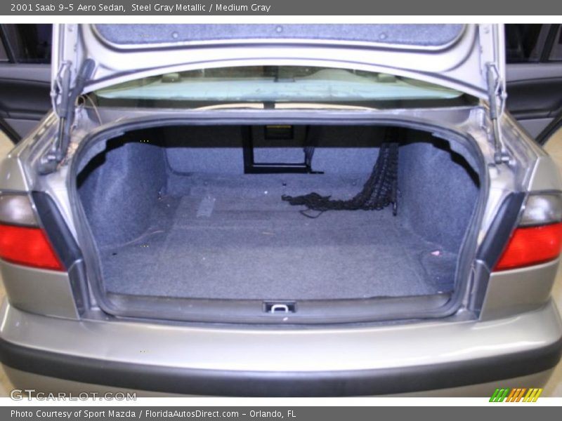 Steel Gray Metallic / Medium Gray 2001 Saab 9-5 Aero Sedan