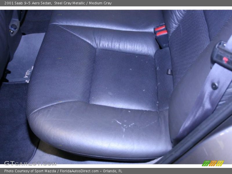 Steel Gray Metallic / Medium Gray 2001 Saab 9-5 Aero Sedan