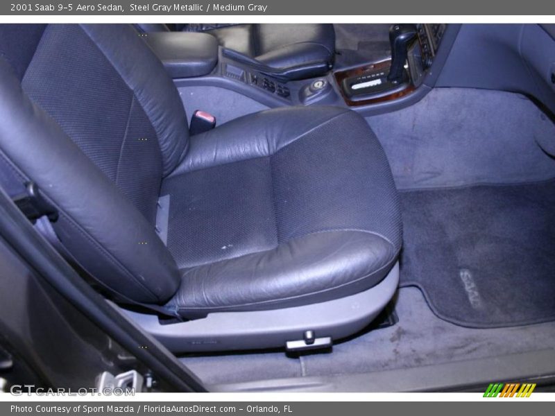 Steel Gray Metallic / Medium Gray 2001 Saab 9-5 Aero Sedan