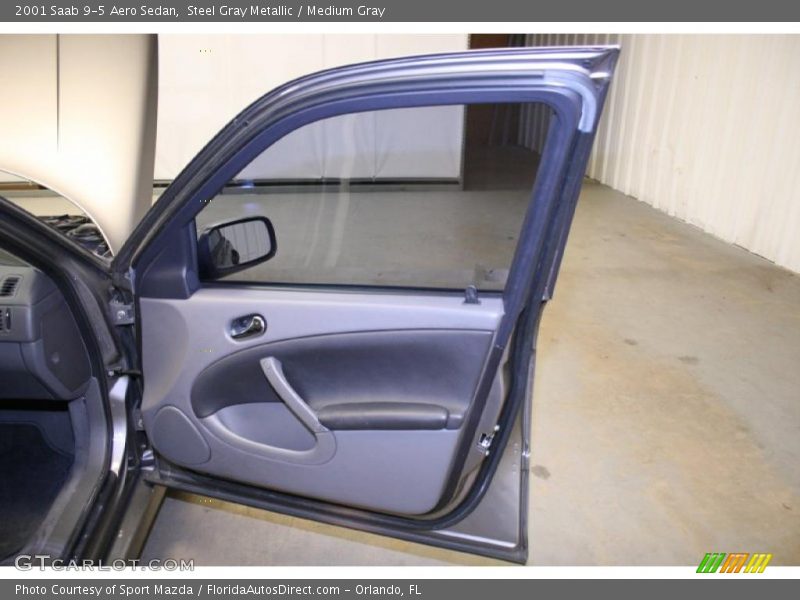 Steel Gray Metallic / Medium Gray 2001 Saab 9-5 Aero Sedan