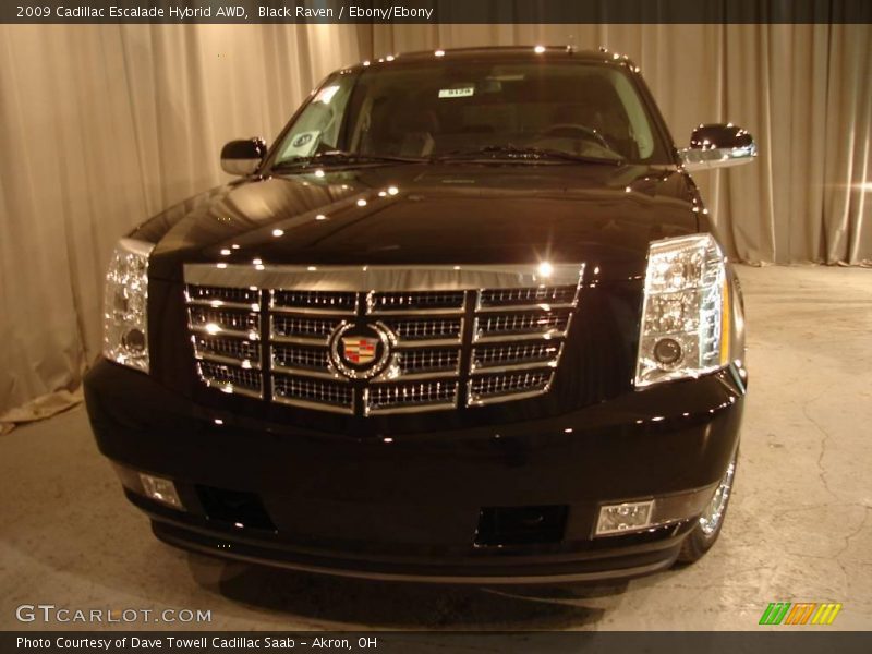 Black Raven / Ebony/Ebony 2009 Cadillac Escalade Hybrid AWD