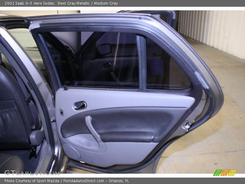 Steel Gray Metallic / Medium Gray 2001 Saab 9-5 Aero Sedan