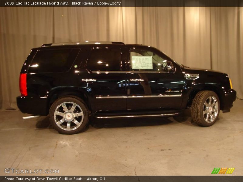Black Raven / Ebony/Ebony 2009 Cadillac Escalade Hybrid AWD