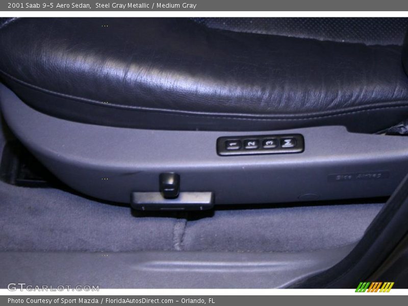 Steel Gray Metallic / Medium Gray 2001 Saab 9-5 Aero Sedan