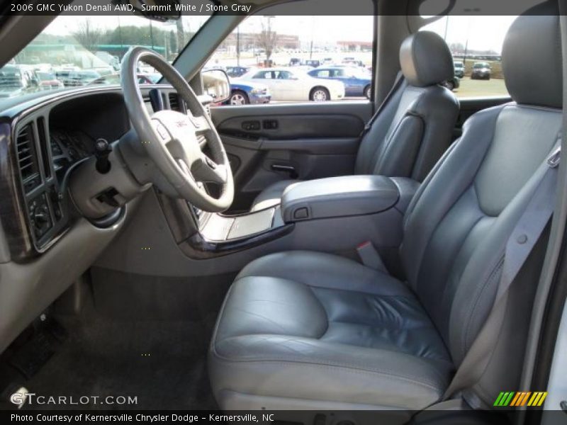 Summit White / Stone Gray 2006 GMC Yukon Denali AWD