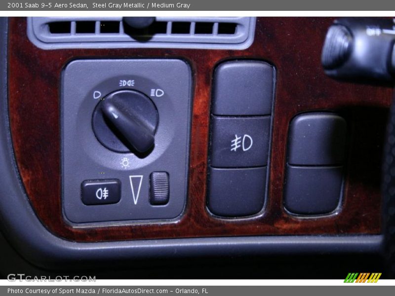 Steel Gray Metallic / Medium Gray 2001 Saab 9-5 Aero Sedan