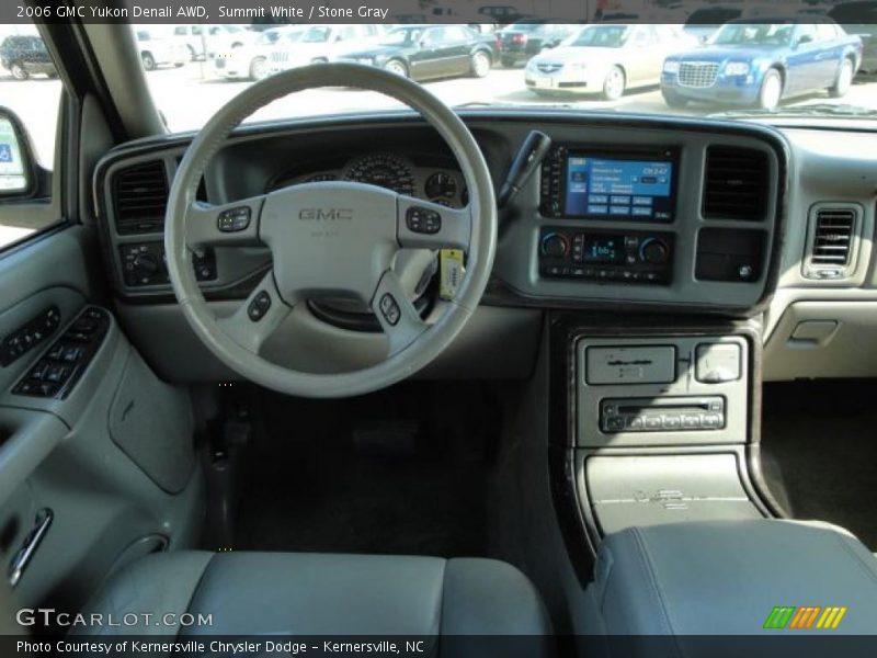 Summit White / Stone Gray 2006 GMC Yukon Denali AWD