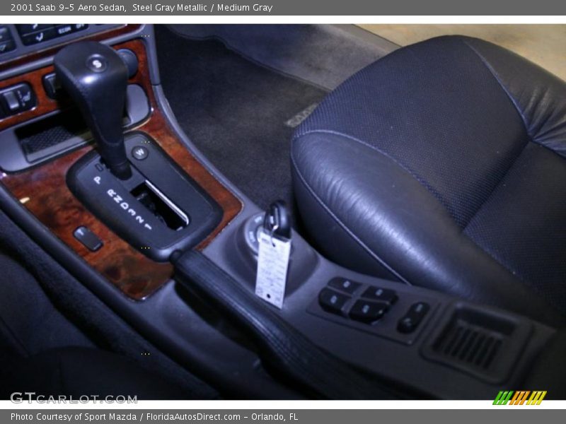 Steel Gray Metallic / Medium Gray 2001 Saab 9-5 Aero Sedan