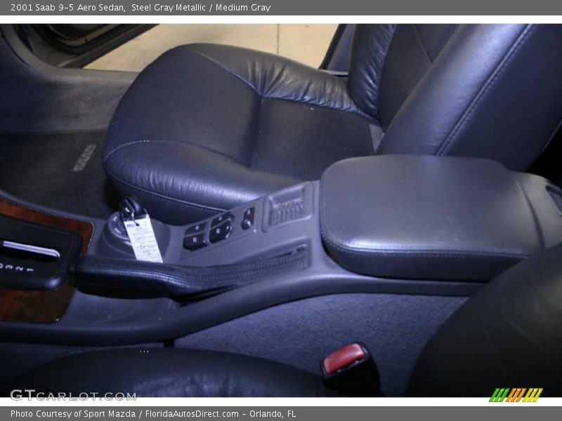 Steel Gray Metallic / Medium Gray 2001 Saab 9-5 Aero Sedan