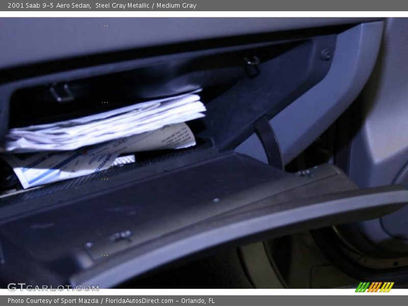 Steel Gray Metallic / Medium Gray 2001 Saab 9-5 Aero Sedan
