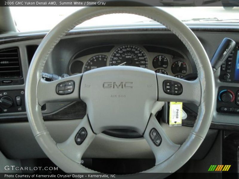 Summit White / Stone Gray 2006 GMC Yukon Denali AWD