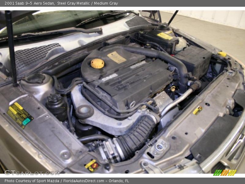 Steel Gray Metallic / Medium Gray 2001 Saab 9-5 Aero Sedan