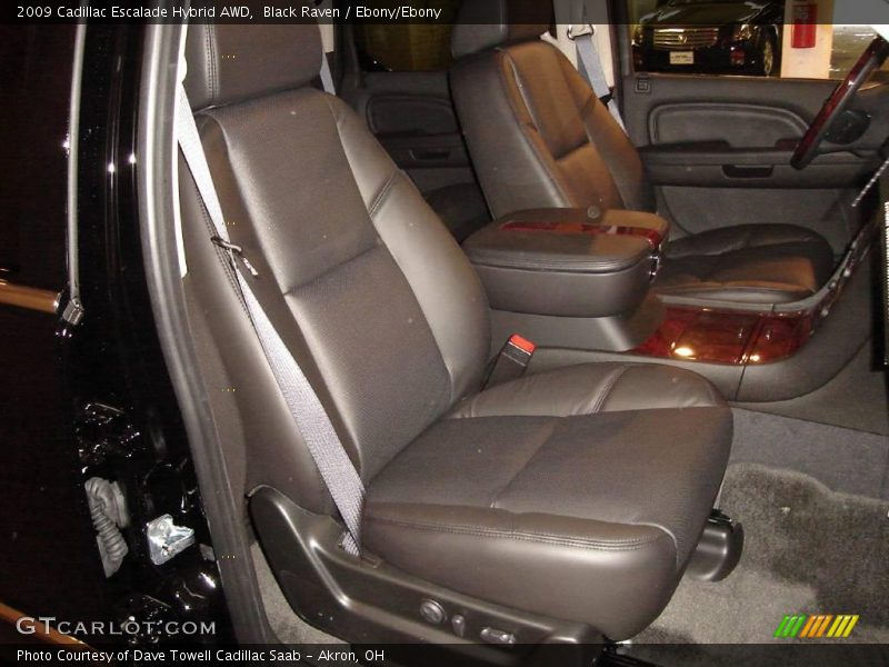 Black Raven / Ebony/Ebony 2009 Cadillac Escalade Hybrid AWD