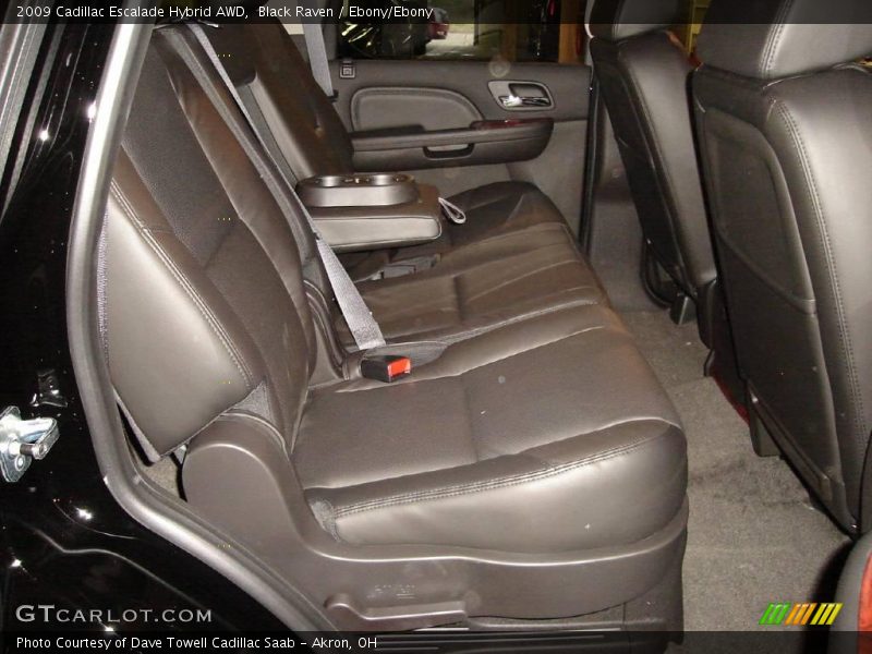 Black Raven / Ebony/Ebony 2009 Cadillac Escalade Hybrid AWD