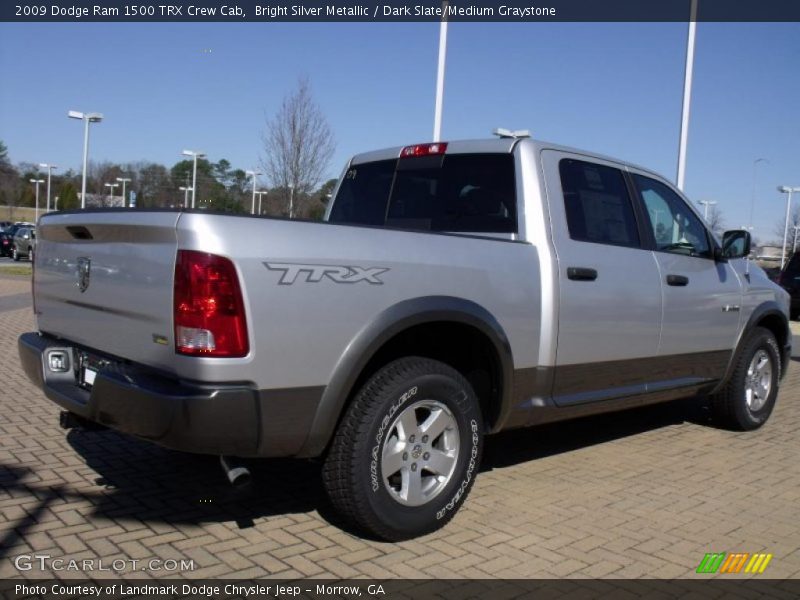 Bright Silver Metallic / Dark Slate/Medium Graystone 2009 Dodge Ram 1500 TRX Crew Cab