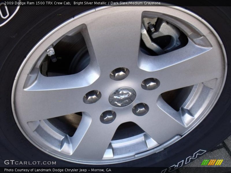 Bright Silver Metallic / Dark Slate/Medium Graystone 2009 Dodge Ram 1500 TRX Crew Cab