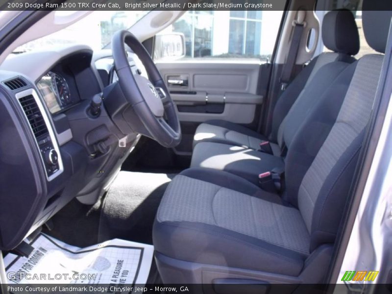 Bright Silver Metallic / Dark Slate/Medium Graystone 2009 Dodge Ram 1500 TRX Crew Cab