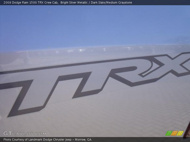 Bright Silver Metallic / Dark Slate/Medium Graystone 2009 Dodge Ram 1500 TRX Crew Cab
