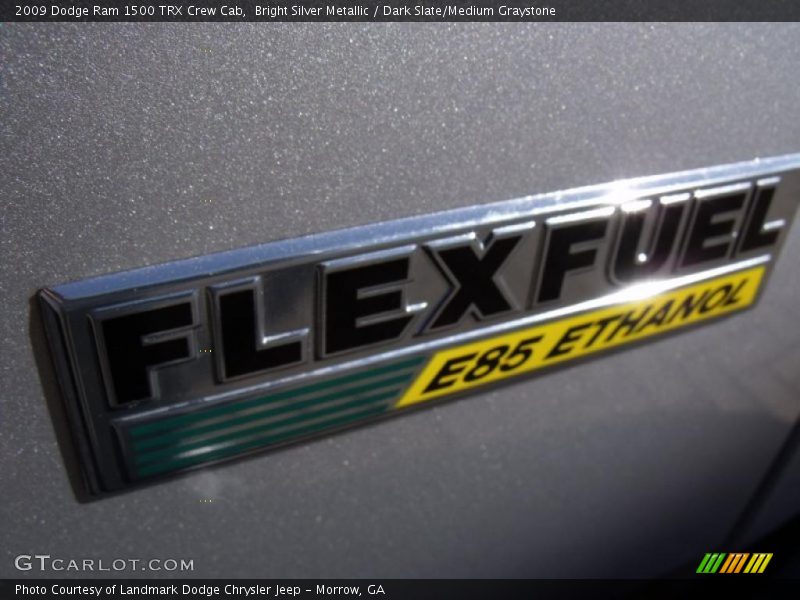 Bright Silver Metallic / Dark Slate/Medium Graystone 2009 Dodge Ram 1500 TRX Crew Cab