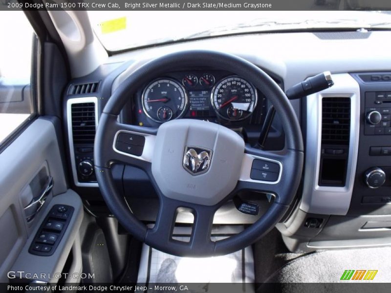 Bright Silver Metallic / Dark Slate/Medium Graystone 2009 Dodge Ram 1500 TRX Crew Cab