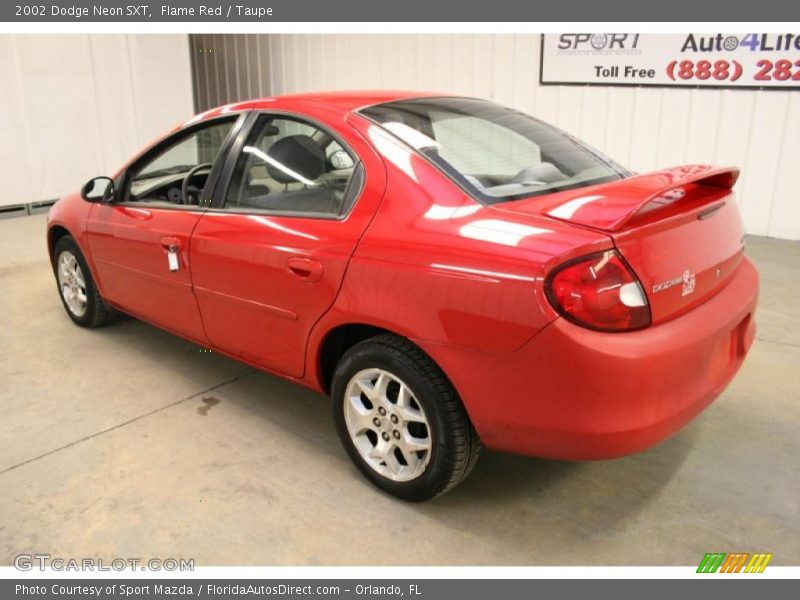 Flame Red / Taupe 2002 Dodge Neon SXT