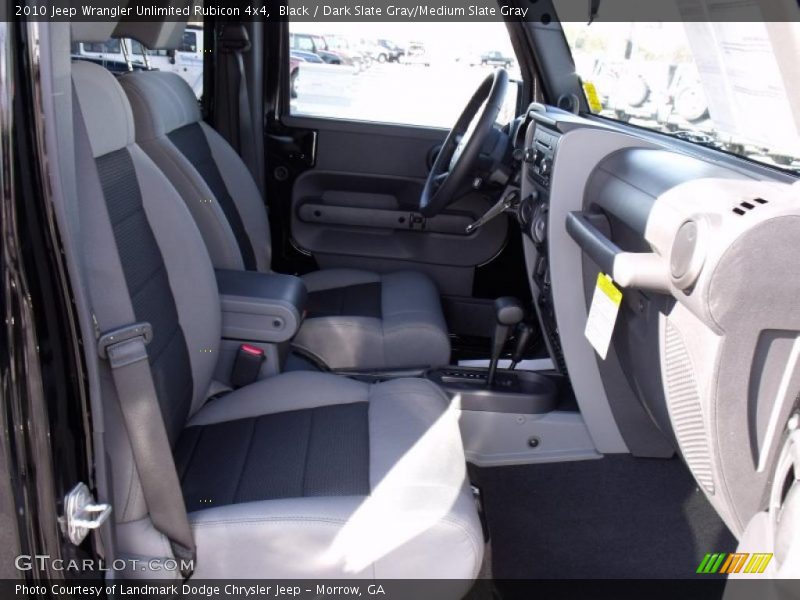 Black / Dark Slate Gray/Medium Slate Gray 2010 Jeep Wrangler Unlimited Rubicon 4x4
