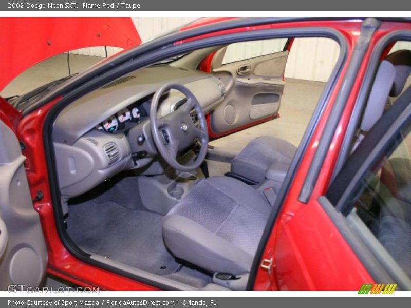Flame Red / Taupe 2002 Dodge Neon SXT