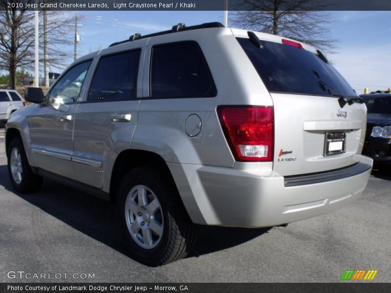 Light Graystone Pearl / Khaki 2010 Jeep Grand Cherokee Laredo