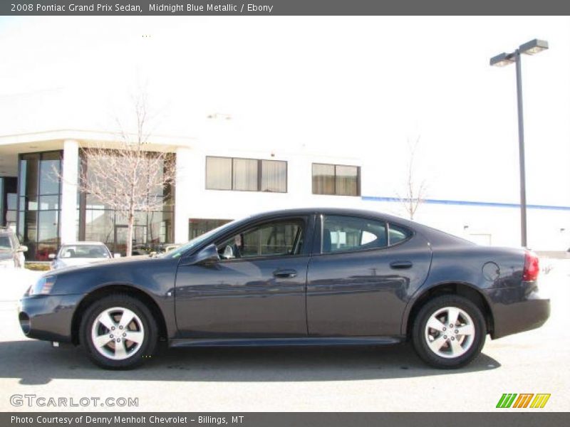 Midnight Blue Metallic / Ebony 2008 Pontiac Grand Prix Sedan