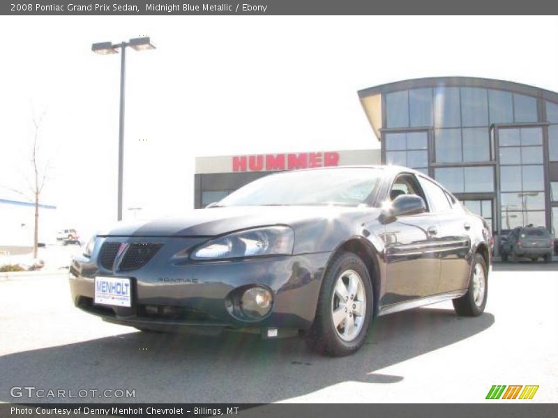 Midnight Blue Metallic / Ebony 2008 Pontiac Grand Prix Sedan
