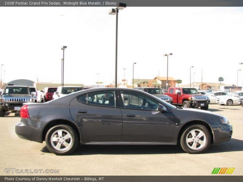 Midnight Blue Metallic / Ebony 2008 Pontiac Grand Prix Sedan