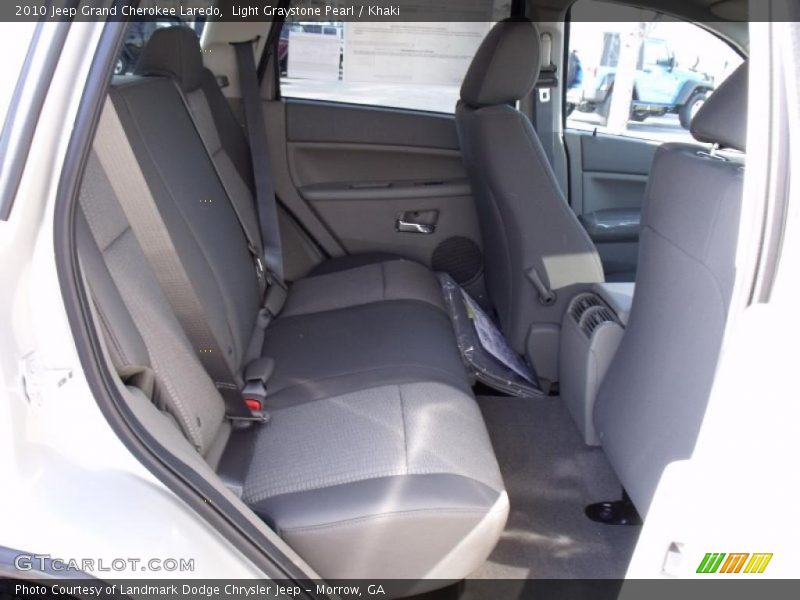 Light Graystone Pearl / Khaki 2010 Jeep Grand Cherokee Laredo