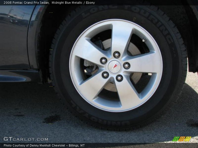 Midnight Blue Metallic / Ebony 2008 Pontiac Grand Prix Sedan