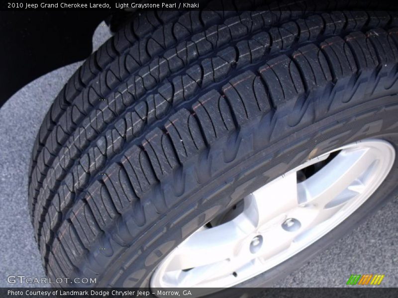 Light Graystone Pearl / Khaki 2010 Jeep Grand Cherokee Laredo