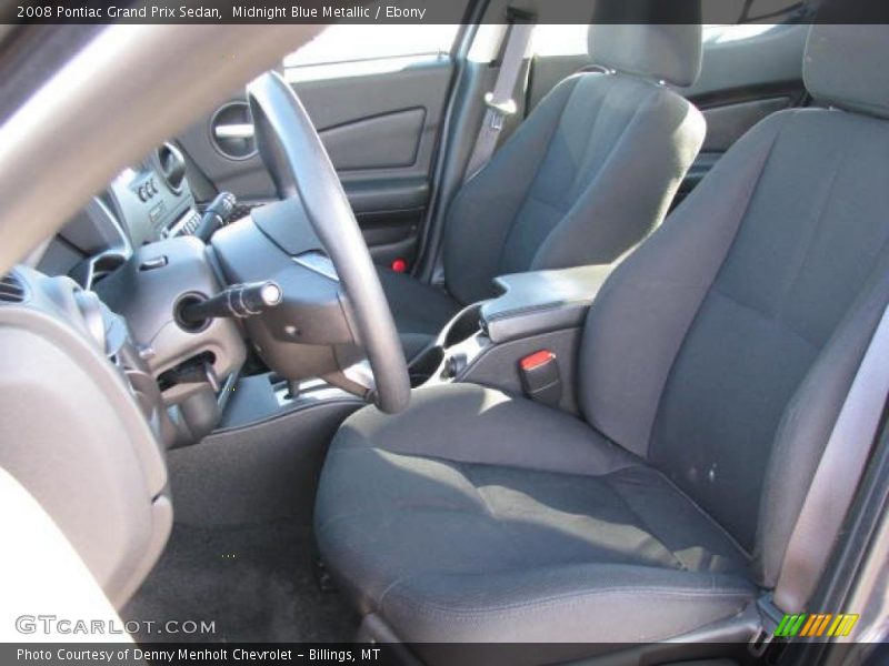 Midnight Blue Metallic / Ebony 2008 Pontiac Grand Prix Sedan