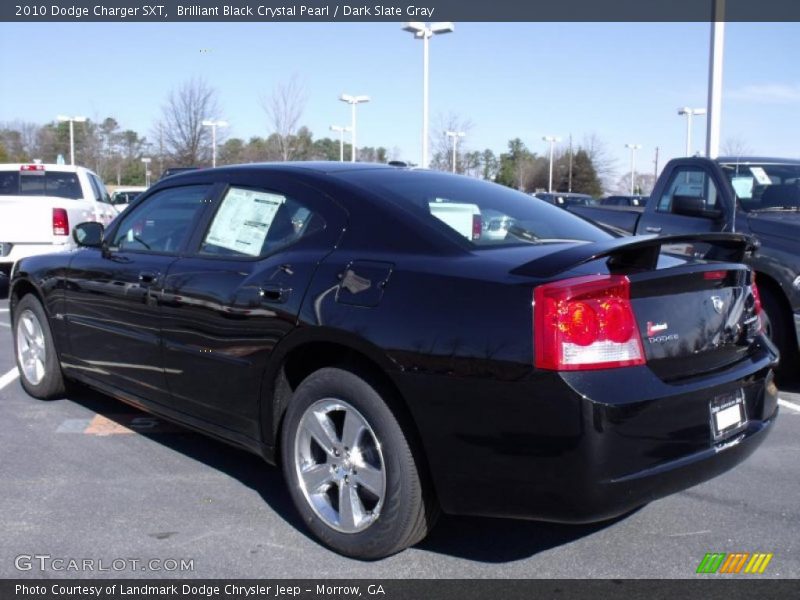 Brilliant Black Crystal Pearl / Dark Slate Gray 2010 Dodge Charger SXT