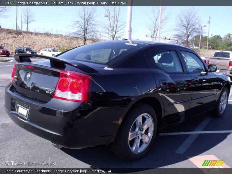 Brilliant Black Crystal Pearl / Dark Slate Gray 2010 Dodge Charger SXT