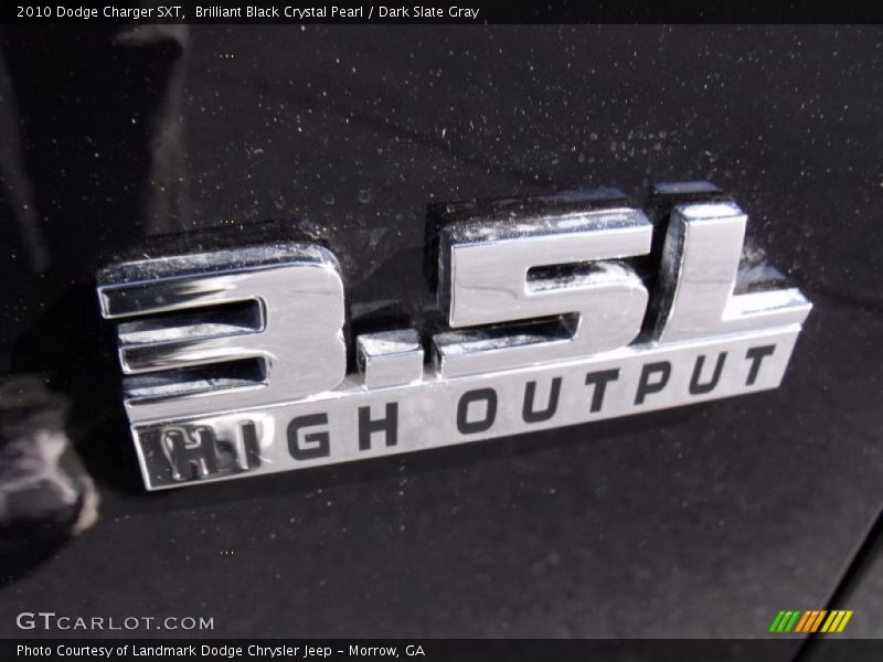 Brilliant Black Crystal Pearl / Dark Slate Gray 2010 Dodge Charger SXT