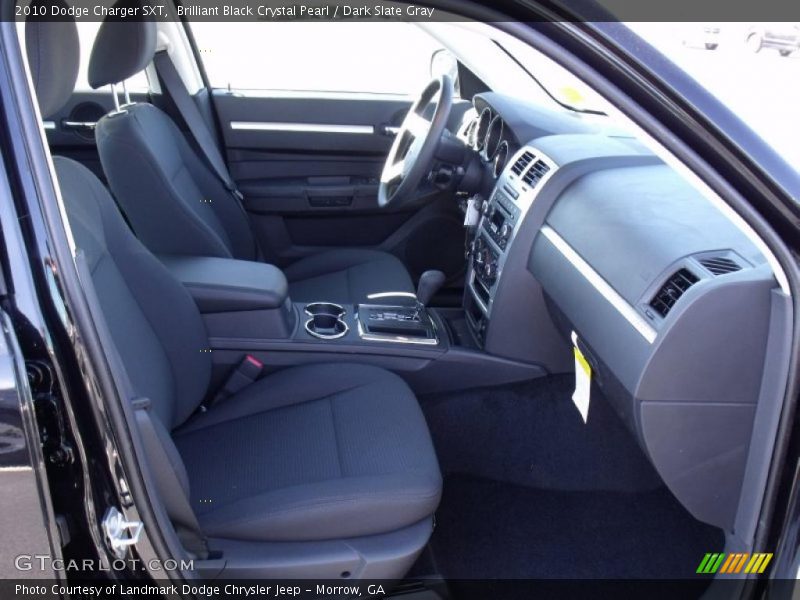Brilliant Black Crystal Pearl / Dark Slate Gray 2010 Dodge Charger SXT