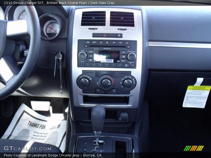 Brilliant Black Crystal Pearl / Dark Slate Gray 2010 Dodge Charger SXT