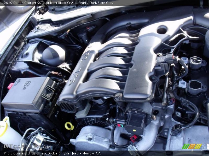 Brilliant Black Crystal Pearl / Dark Slate Gray 2010 Dodge Charger SXT