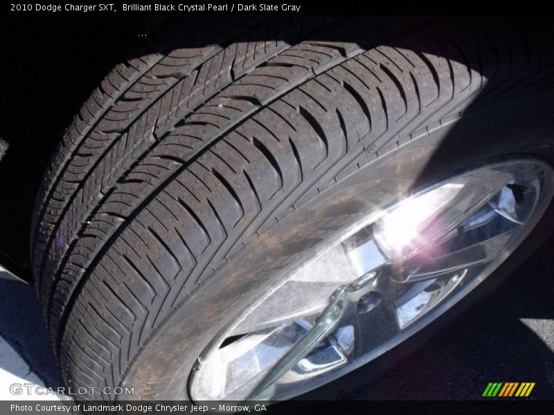 Brilliant Black Crystal Pearl / Dark Slate Gray 2010 Dodge Charger SXT