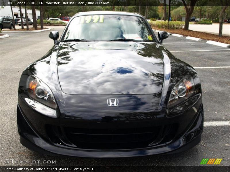Berlina Black / Black/Yellow 2008 Honda S2000 CR Roadster